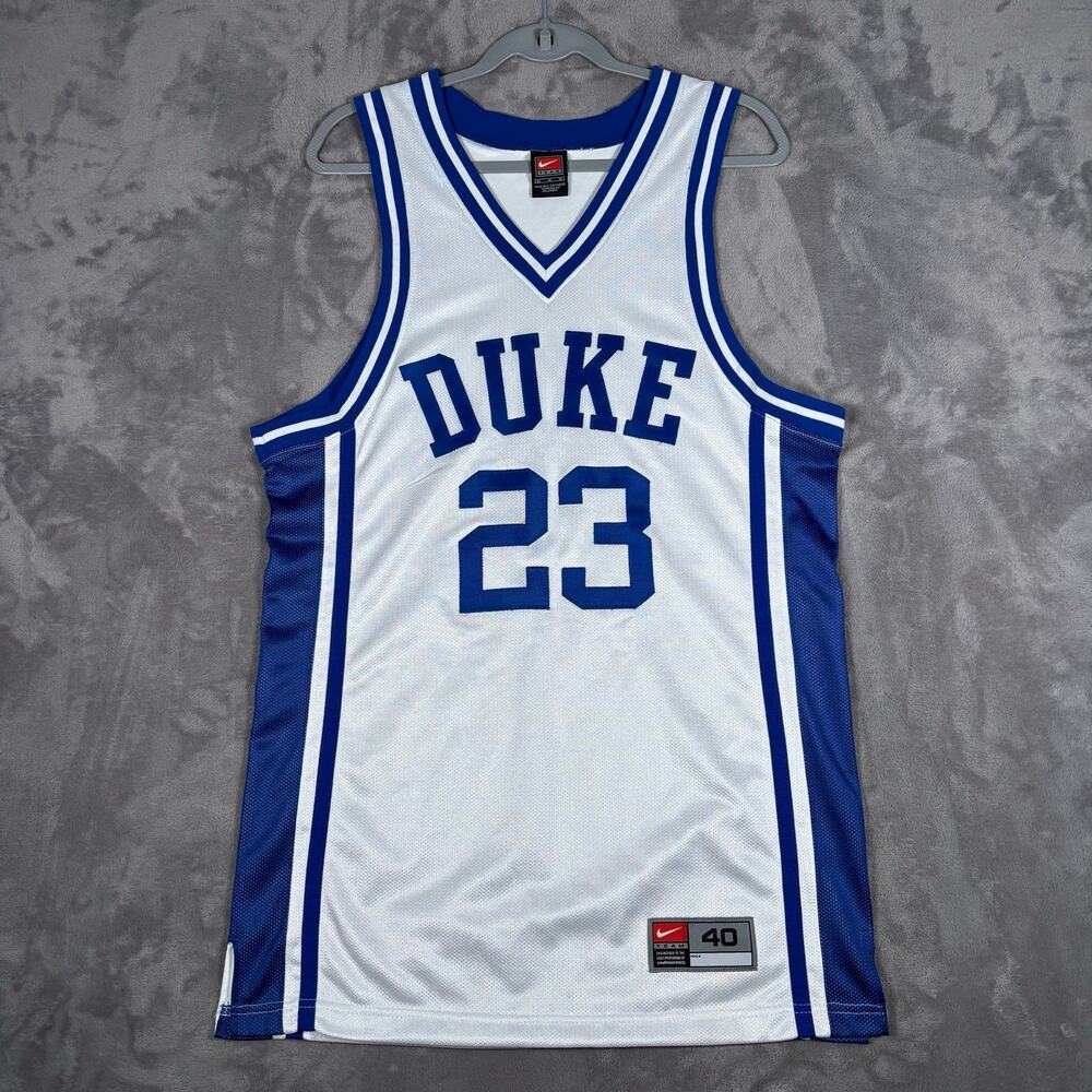 Vintage Nike Team Duke Blue Devils #23 Basketball Jersey Men’s Size M 40 NCAA